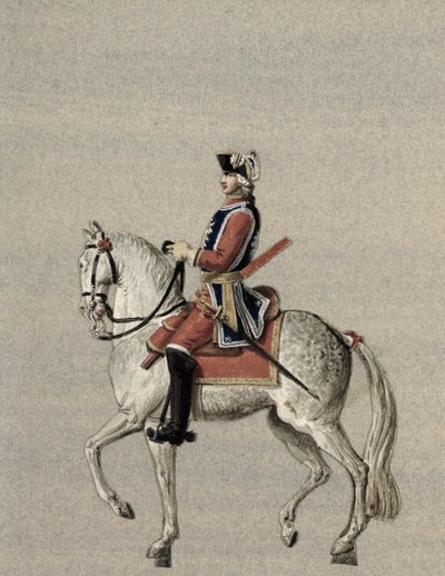 Ritratto equestre del principe Charles de Beauveau-Craon (1720-93) da Pierre Antoine Lesueur